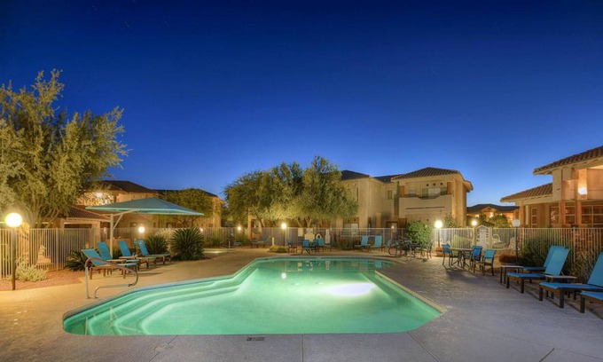 Rancho Vistoso Condo | Dog-friendly condo with pool, hot tub & fitness center