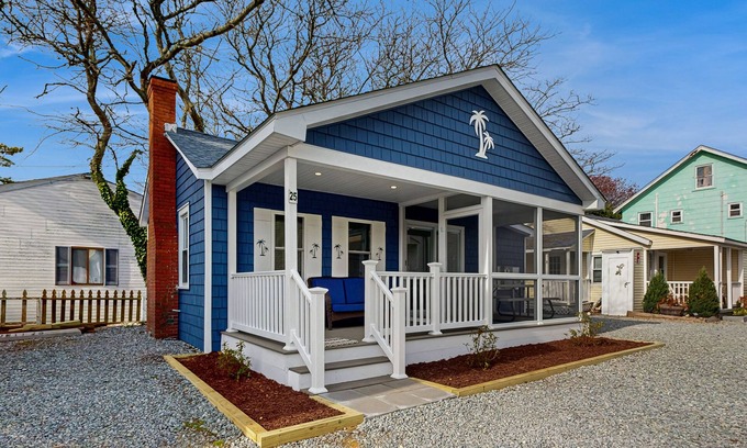 Ocean City Cottage | Dog-friendly cottage with pool, full kitchen, AC, porch, & outdoor shower