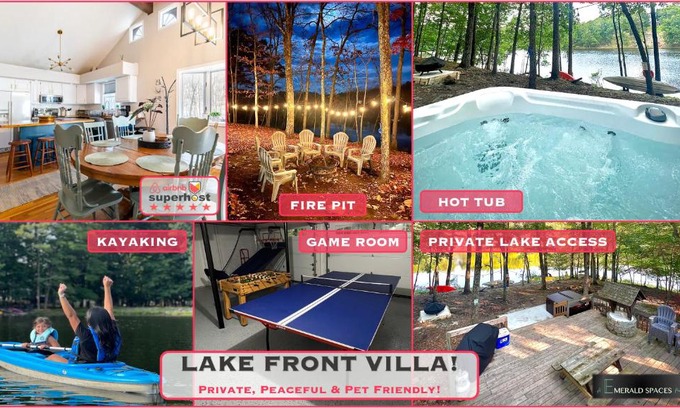 East Stroudsburg House | Dog Friendly, Lakefront, Hot Tub, Newly Renovated!
