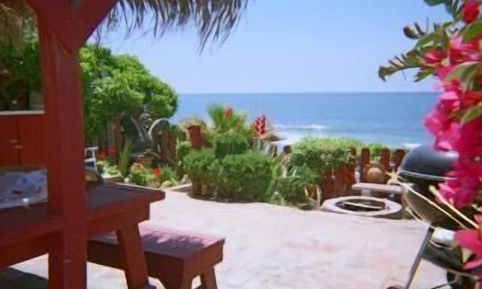 San Antonio del Mar House | Dolphinview is a 3 bedroom, 2 bath beachfront home with private steps