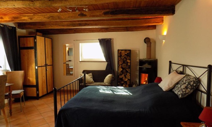 Vitrey-sur-Mance Apartment | Domaine de la Mance - Maisonnette avec cheminée