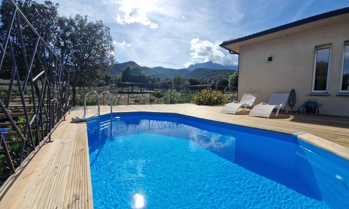 Moltifao House | Domaine U FILANCIU - Chiara house with swimming pool in Moltifao- Centre Corse