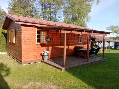 Faszcze House | Domek drewniany nad jeziorem