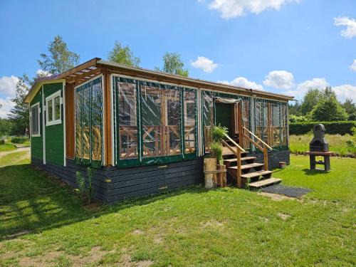 Olsznowo House | Domek letniskowy zielony-całoroczny