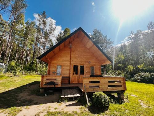 Dzwierzuty House | Domek z balią w lesie na Mazurach