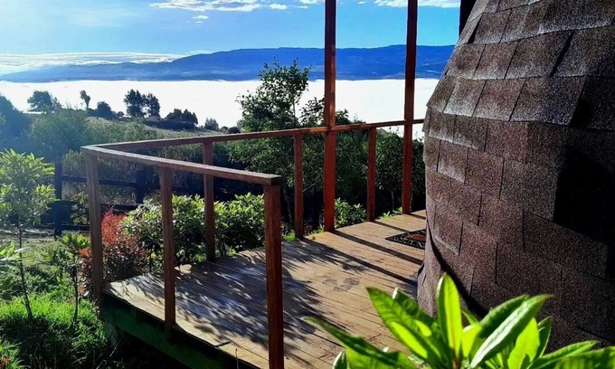 Tuta Ski Chalet | Domo Entre Nubes Vista al Lago