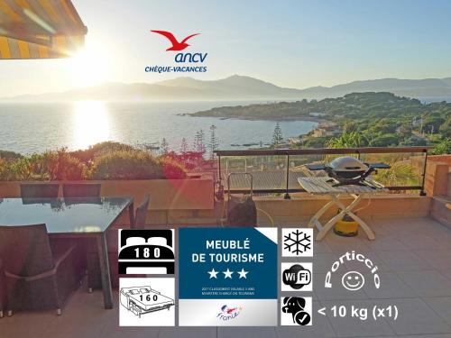 Porticcio Apartment | Douceur du soir - Duplex 45m2 - Terrasse - Jardinet - Wifi fibre - Plage à pied