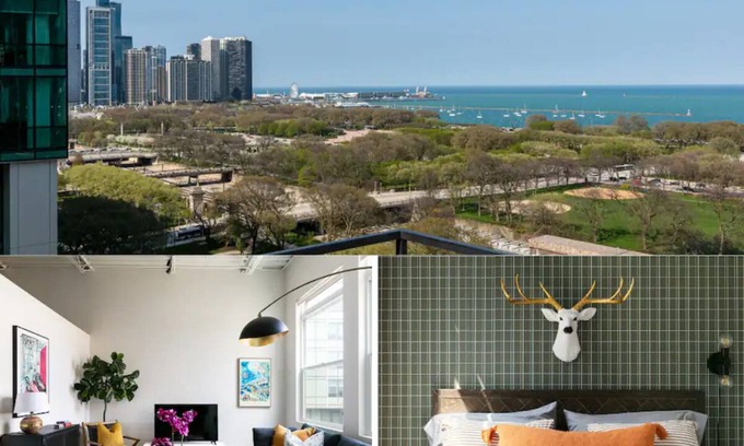 The Loop Condo | Downtown Mich Ave - 6 Penthouses, Sleep 25