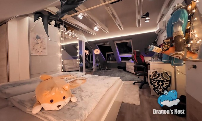 Schwaig bei Nuernberg Apartment | Dragon’s Nest: Cozy & modern attic loft Nuremberg