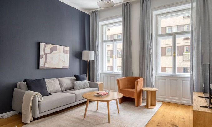 Thurygrund Apartment | Dreamy Alsergrund 2BR w/Chimney, Fully Furnished, by Blueground