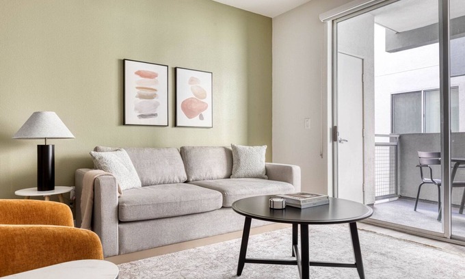 NoHo Arts District Apartment | Dreamy North Hollywood 2BR w/Gym, Pool & BBQ, nr Shops, by Blueground