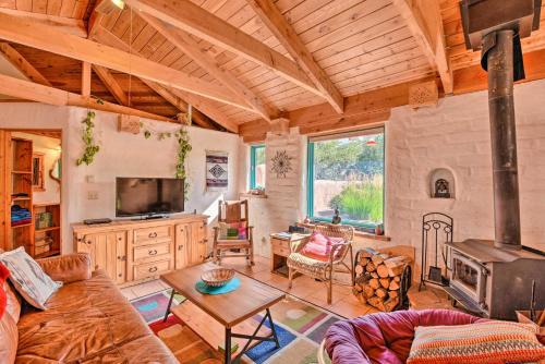 Baca Grande House | Eclectic Adobe Crestone Cottage with Patio and Yard!