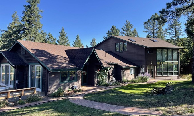 Golden House | Eclectic Mountain Home with Views and Amenities