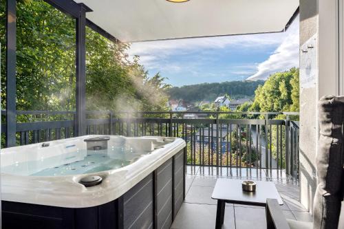 Altenbeken Apartment | Egge Resort 7a mit Whirpool u Sauna