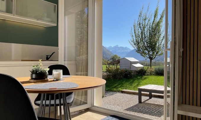 Saint-Jeoire Apartment | Elégant Studio Tout Confort vue Mont Blanc