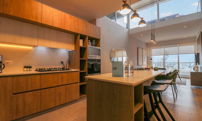 San Antonio Apartment | Elegant 3BR Duplex PH with Ocean View in Miraflores