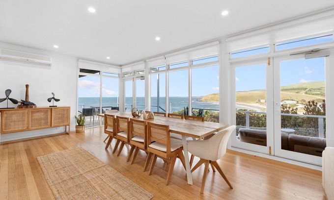 Myponga Beach House | Elevated Coastal Retreat With Dynamic Sea and Hills Views