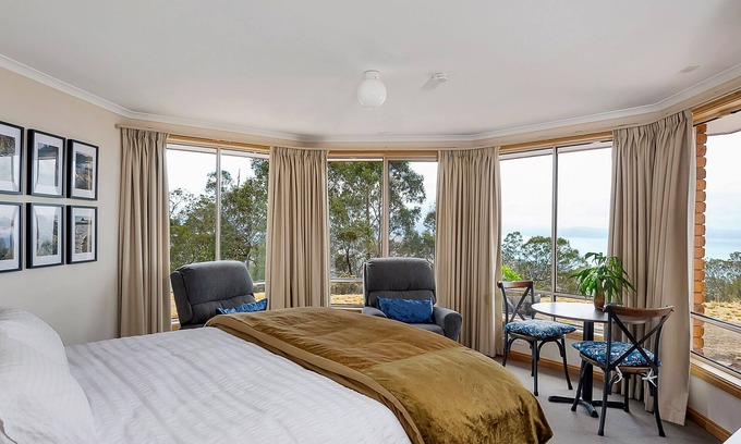 Acton Park Apartment | Elevated Retreat: 100+ Acres with Stunning Water Views; refreshing and blissful!