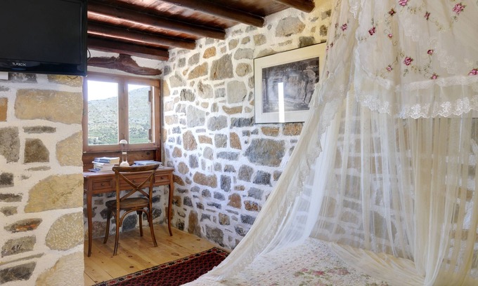 Elounda Villa | Elounda Art Traditional Suites - Cactus Suite- Overviewing spectacular Elounda