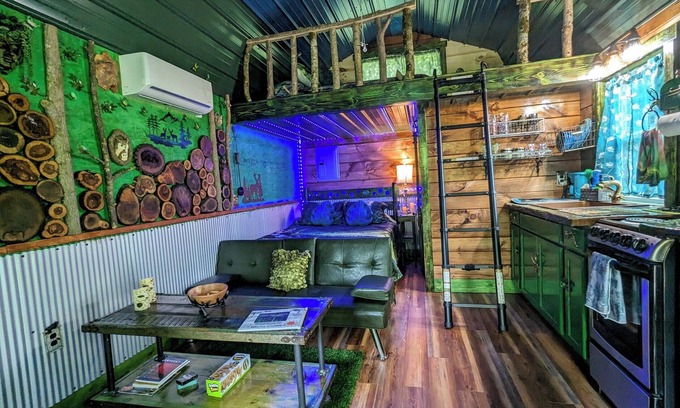 Pittsburg Cabin | Emerald Forest ~ Magical forest themed cabin in Daniel Boone Forest along river!