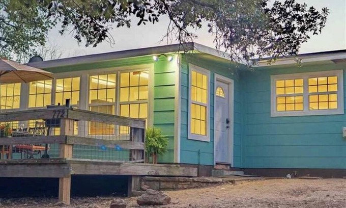 Sunrise Beach Village Cottage | Enjoy our speakeasy at our 2 bedroom cottage!