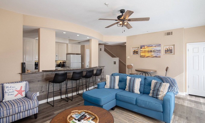 Downtown Condo | Enjoy the View of the Blue Pacific Ocean on a Private Balcony in Downtown Pismo!