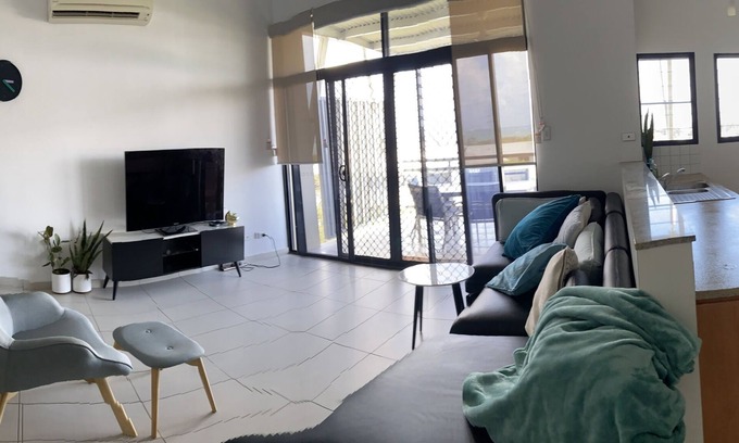 Stuart Park Apartment | Entire Apartment with city and harbour views