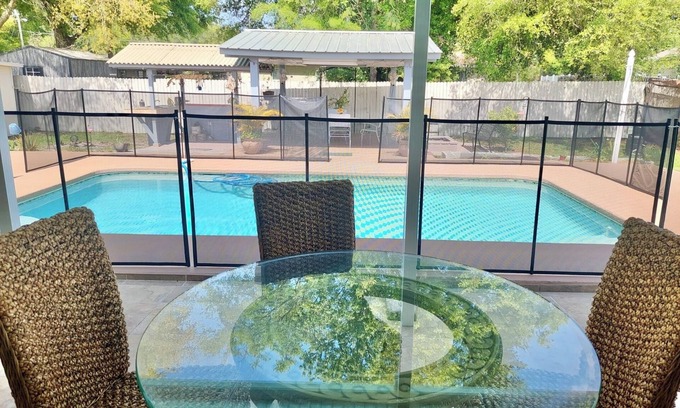 Candler House | Entire Pool House with BBQ, Fire pit and GYM