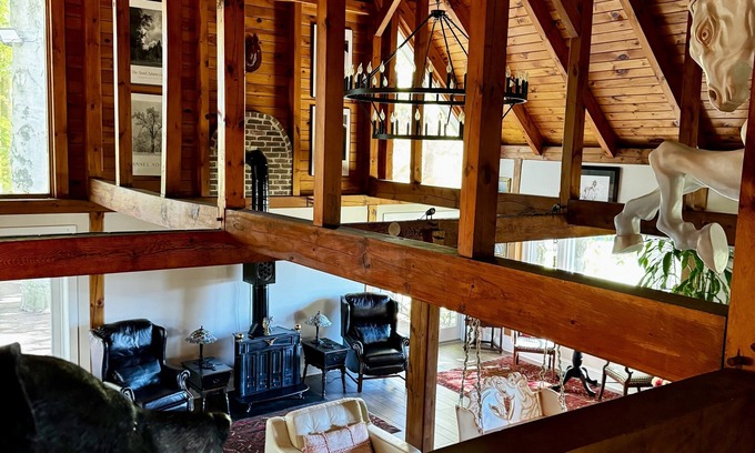 Cream Ridge Other | Escape to Serene Elegance: Hilltop Farmhouse with Tranquil Views & Adventures.