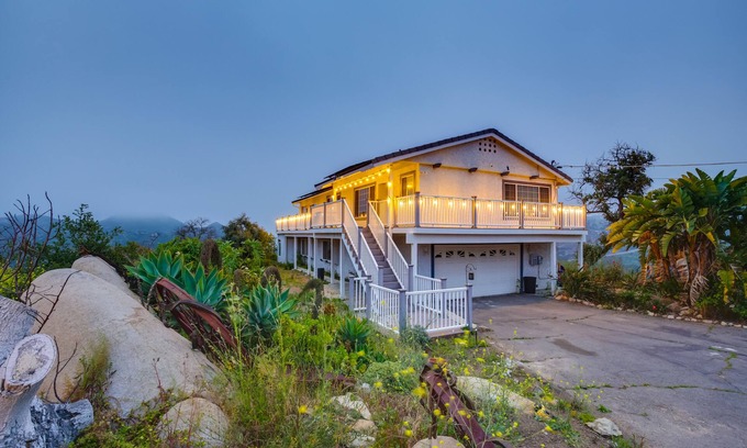 Mesa Rock House | Escondido Hilltop Home w/Deck & Views!