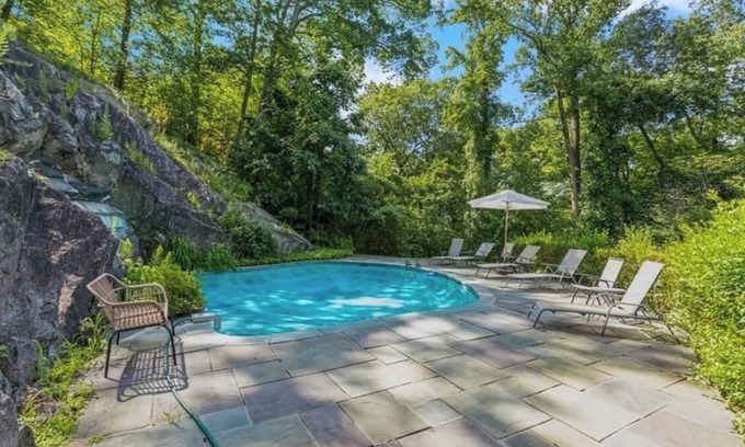 Town of North Castle House | Estate Home with Pool and Privacy for fun with family and pets
