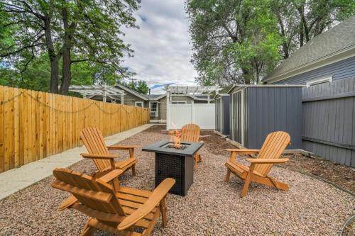 Central Colorado Springs House | Euro Cottage - Downtown Convenience BBQ Fire Pit