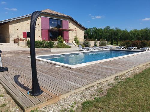 Villebramar House | exceptionnel loft style industriel tout équipé 15 personnes avec piscine et jacuzzi