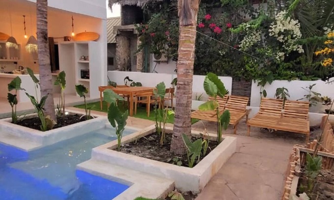 Paje Villa | Exclusive Double storey Private villa & pool in Paje beach zanzibar wifi TV AC