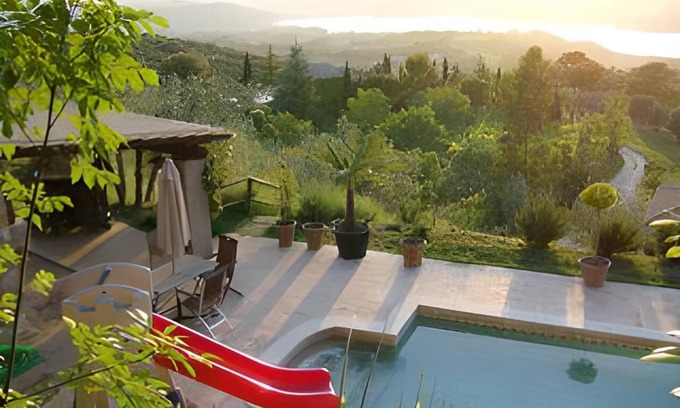 Baschi Villa | Exclusive Property, Panoramic Hillside Stone Villa With Private Pool Own Grounds