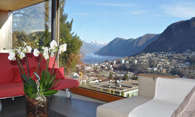 Montagnola Apartment | Exclusive, sunny living with lake view, new building apartment private access