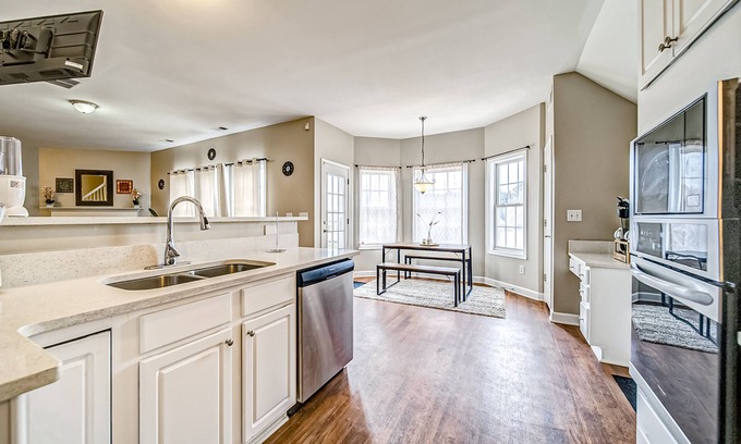 Southwestern House | Exquisite dog-friendly home with fireplace, patio, central AC, & washer/dryer