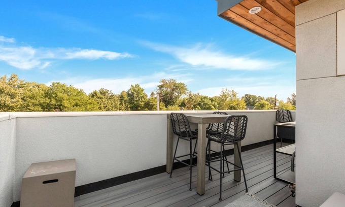 Congress Park House | Exquisite Luxury Cherry Creek Mid Century Modern Townhouse with Rooftop Deck!