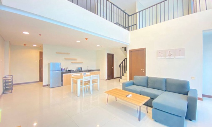 Braga Apartment | Fabulous 2Br Loft Apartment With Private Bathub At El Royale