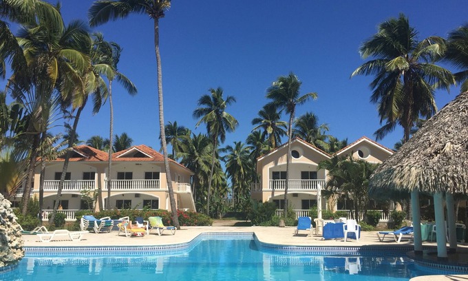 Samana Condo | Fabulous Condo steps from the private beach and beach-side pool.