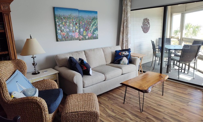 Oceanmarsh Subdivision Condo | Fabulous Ocean View + Pet Friendly and King Bed!