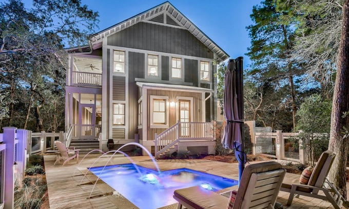 Cottage District House | Fall Dates Available! Private Heated Pool! Ping Pong Table! Gourmet Kitchen & Carriage House!