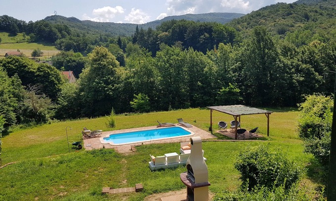 Sassello Other | Family Friendly Farmhouse - Secluded 2 acres with Private Pool & Stream