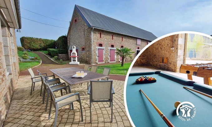Juvigne Cottage | Family-Friendly Gîte with Game Room, Garden, and Nearby Activities in Juvigné
