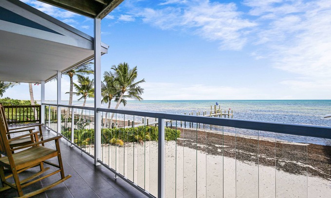 Layton House | Family-friendly oceanfront home with private beach, private gas grill, and deck