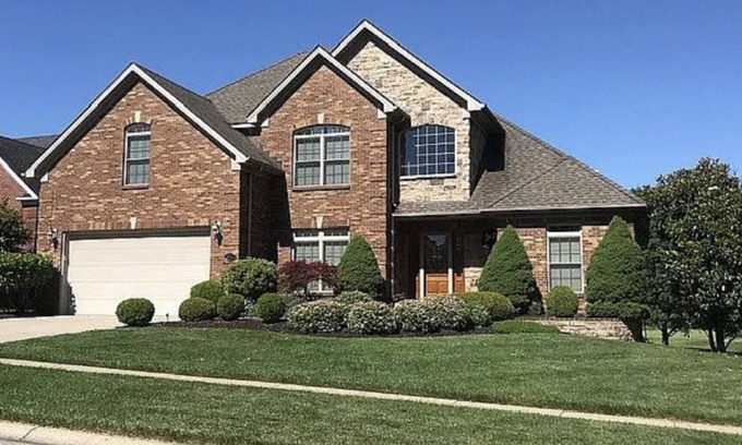 Georgetown House | Family home with large deck with a beautiful view of golf course.