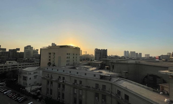Downtown Cairo Apartment | Family sized cozy modern cairo view studio