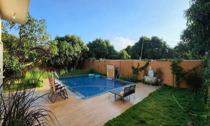 Channapatna Other | Farm with modern 3 BHK pool villa providing green retreat for urban dwellers.