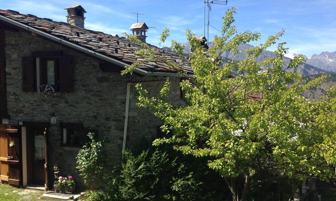Aymavilles House | Feature Mountain House with Terrace Overview