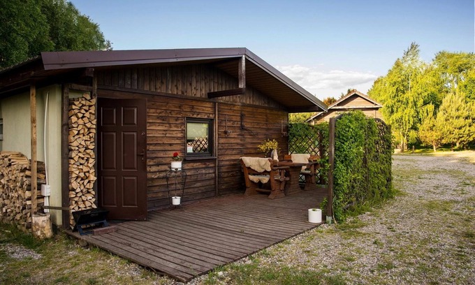 Goscino Cabin | Ferienhaus Direkt am Wald Reiten Angeln